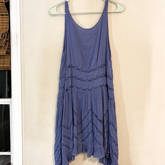 Free People Lacey Blue Dress - Picture 2 of 3